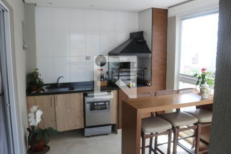 Varanda da Sala de apartamento à venda com 3 quartos, 124m² em Olímpico, São Caetano do Sul