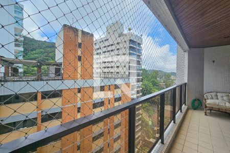 Varanda Sala de apartamento para alugar com 3 quartos, 110m² em Centro, Guarujá