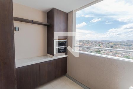 Varanda Gourmet de apartamento à venda com 3 quartos, 75m² em Nova Vista, Belo Horizonte