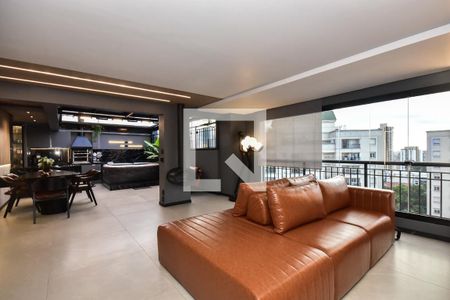 Sala de apartamento para alugar com 2 quartos, 105m² em Jardim Parque Morumbi, São Paulo