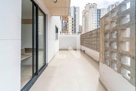 Varanda e Quintal  de apartamento à venda com 2 quartos, 53m² em Campestre, Santo André