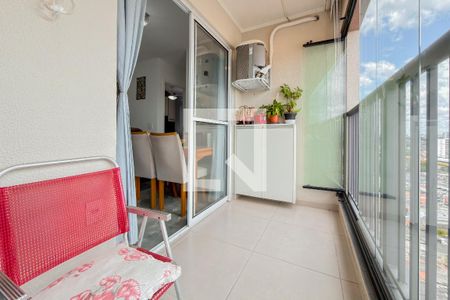 Varanda da Sala de apartamento à venda com 2 quartos, 45m² em Ipiranga, São Paulo