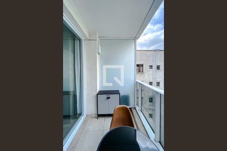 Varanda de kitnet/studio para alugar com 1 quarto, 23m² em Sé, São Paulo