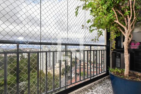 Varanda de apartamento à venda com 2 quartos, 62m² em Chácara Agrindus, Taboão da Serra