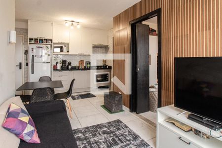 Sala/Cozinha de apartamento para alugar com 2 quartos, 41m² em Vila Sabrina, São Paulo