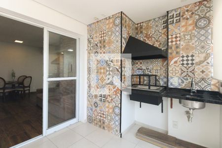 Varanda Gourmet de apartamento à venda com 2 quartos, 69m² em Chácara Seis de Outubro, São Paulo