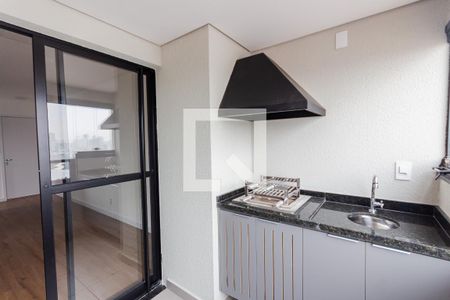 Varanda  de apartamento para alugar com 2 quartos, 64m² em Parque das Nações, Santo André