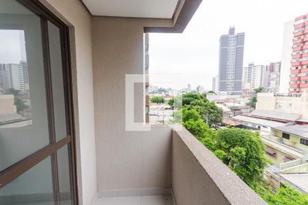 Varanda da Sala de apartamento à venda com 2 quartos, 56m² em Parque das Nações, Santo André