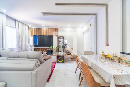 Sala de apartamento à venda com 2 quartos, 55m² em Vila Lutécia, Santo André