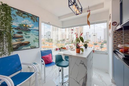 Varanda gourmet de apartamento para alugar com 2 quartos, 93m² em Vila Firmiano Pinto, São Paulo