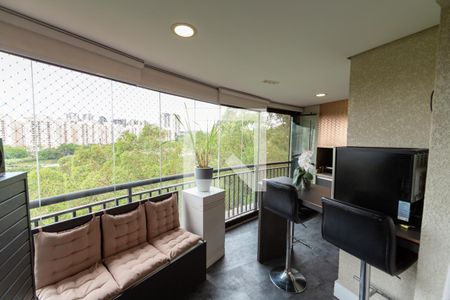 Varanda da Sala de apartamento à venda com 3 quartos, 87m² em Alphaville Empresarial, Barueri