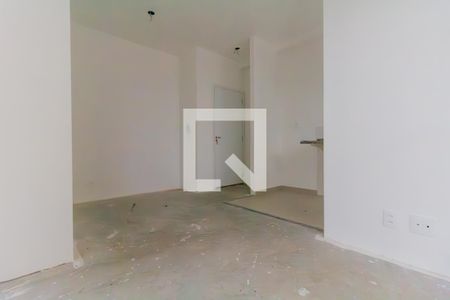 Sala e Cozinha de apartamento à venda com 2 quartos, 51m² em Vila Guilhermina, São Paulo