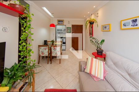 Sala de apartamento para alugar com 3 quartos, 70m² em Grajaú, Belo Horizonte