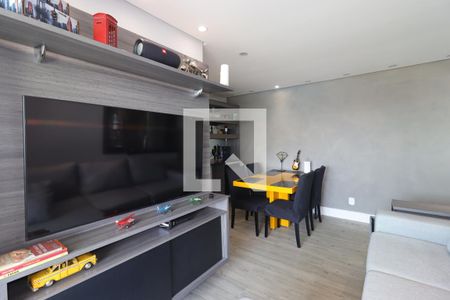 Sala de apartamento à venda com 2 quartos, 60m² em Vila Valparaíso, Santo André