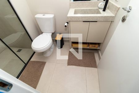 Banheiro de kitnet/studio à venda com 1 quarto, 25m² em Perdizes, São Paulo