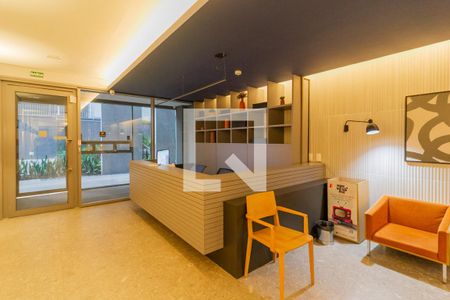 Portaria de kitnet/studio para alugar com 1 quarto, 30m² em Santo Amaro, São Paulo
