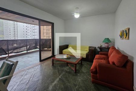 Sala de apartamento para alugar com 3 quartos, 131m² em Centro, Guarujá