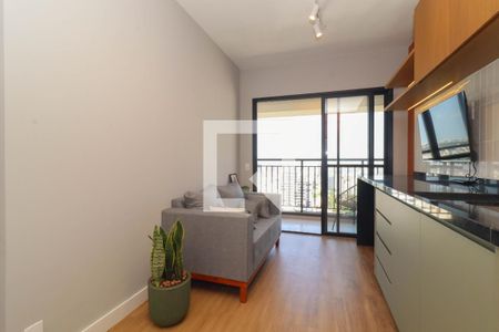 Sala/Cozinha de kitnet/studio para alugar com 1 quarto, 30m² em Pinheiros, São Paulo