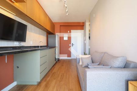 Sala/Cozinha de kitnet/studio para alugar com 1 quarto, 30m² em Pinheiros, São Paulo