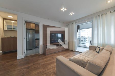 Sala de apartamento à venda com 2 quartos, 75m² em Vila Gertrudes, São Paulo