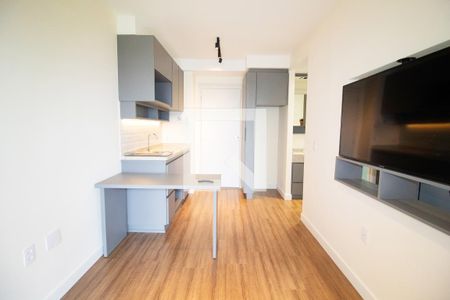 Sala/Cozinha de apartamento para alugar com 1 quarto, 27m² em Pinheiros, São Paulo
