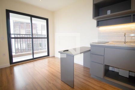 Sala/Cozinha de apartamento para alugar com 1 quarto, 27m² em Pinheiros, São Paulo