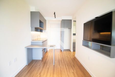 Sala/Cozinha de apartamento para alugar com 1 quarto, 27m² em Pinheiros, São Paulo
