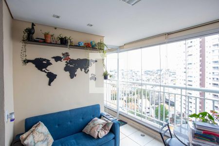 Varanda da Sala de apartamento para alugar com 3 quartos, 81m² em Centro, Diadema