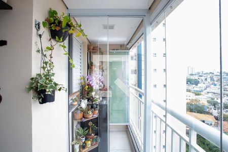 Varanda da Sala de apartamento para alugar com 3 quartos, 81m² em Centro, Diadema