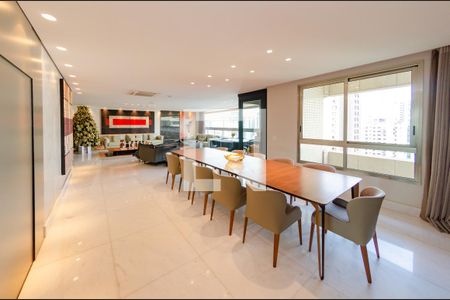 Sala de apartamento à venda com 4 quartos, 398m² em Belvedere, Belo Horizonte