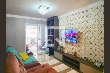 Sala  de apartamento à venda com 4 quartos, 118m² em Picanço, Guarulhos