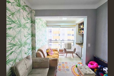 Varanda da Sala  de apartamento à venda com 4 quartos, 118m² em Picanço, Guarulhos