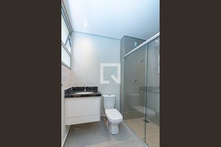 Banheiro da Suíte de apartamento à venda com 3 quartos, 90m² em Nova Suíça, Belo Horizonte