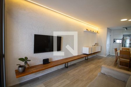 Sala de apartamento à venda com 2 quartos, 69m² em Campo Belo, São Paulo