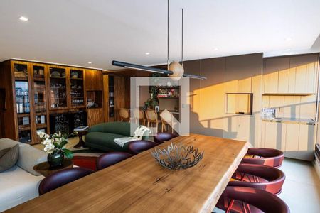 Sala de apartamento à venda com 1 quarto, 110m² em Campo Belo, São Paulo