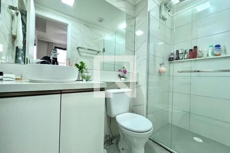 Banheiro da Suíte de apartamento para alugar com 1 quarto, 28m² em Jardim Oriental, São Paulo