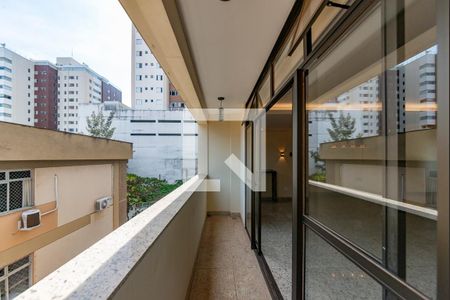 Varanda da Sala de apartamento à venda com 4 quartos, 140m² em Buritis, Belo Horizonte