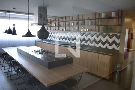 Área comum - Churrasqueira de kitnet/studio para alugar com 1 quarto, 42m² em Jardim Sumare, Ribeirão Preto