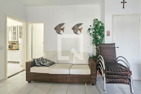 Sala de apartamento para alugar com 2 quartos, 80m² em Loteamento Joao Batista Juliao, Guarujá