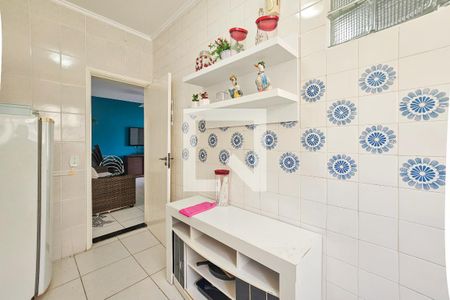 Cozinha de apartamento para alugar com 2 quartos, 80m² em Loteamento Joao Batista Juliao, Guarujá