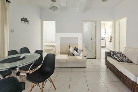 Sala de apartamento para alugar com 2 quartos, 80m² em Loteamento Joao Batista Juliao, Guarujá