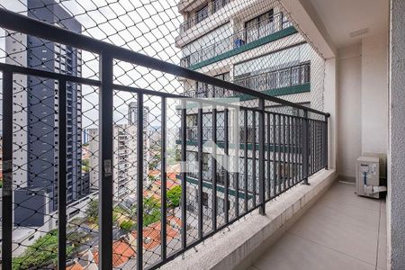 Sala/Cozinha - Varanda de apartamento à venda com 1 quarto, 30m² em Sumaré, São Paulo
