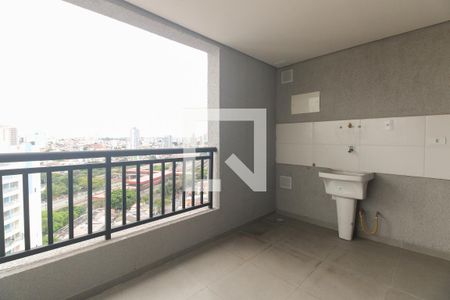Varanda  de apartamento à venda com 2 quartos, 55m² em Chácara Seis de Outubro, São Paulo