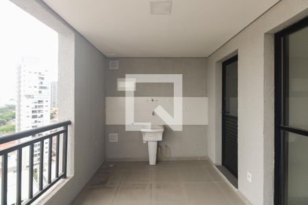 Varanda  de apartamento à venda com 2 quartos, 55m² em Chácara Seis de Outubro, São Paulo