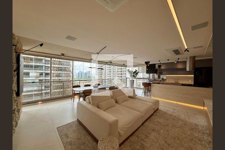 Sala de apartamento à venda com 3 quartos, 167m² em Jardim das Acacias, São Paulo