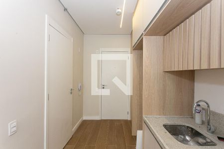 Cozinha de kitnet/studio para alugar com 1 quarto, 24m² em Tatuapé, São Paulo