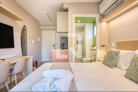 Studio de apartamento para alugar com 1 quarto, 23m² em Indianópolis, São Paulo
