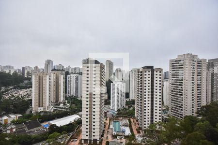 Vista Varanda Sala de apartamento para alugar com 1 quarto, 45m² em Vila Andrade, São Paulo
