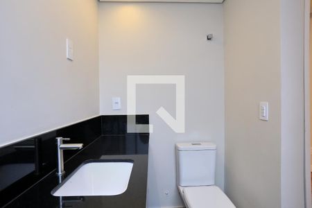 Banheiro da Suíte de apartamento à venda com 3 quartos, 90m² em Santo Antônio, Belo Horizonte