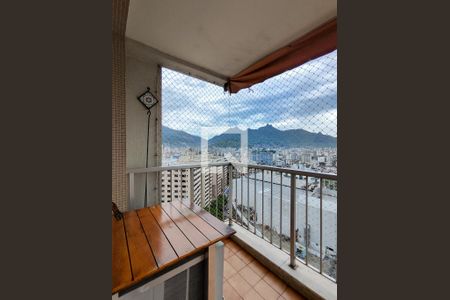 Varanda da Sala de apartamento à venda com 2 quartos, 66m² em Tijuca, Rio de Janeiro
